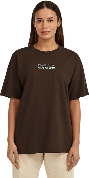 2025 O'Neill Mujer Camiseta «The Future Surf Society» 1850235 - Coffee Bean